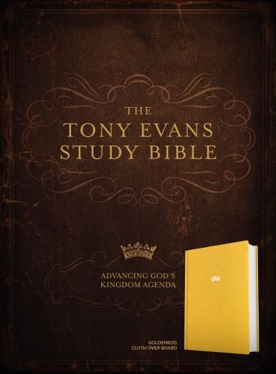 Cover for Tony Evans · CSB Tony Evans Study Bible, Hardcover, Black Letter, Study Notes and Commentary, Articles, Videos, Ribbon Marker, Sewn Binding, Easy-to-Read Bible Serif Type (Hardcover Book) (2021)