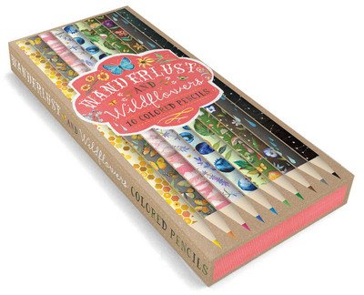 Wanderlust and Wildflowers: 10 Colored Pencils - Katie Daisy - Merchandise - Chronicle Books - 9781452161242 - 27. marts 2018
