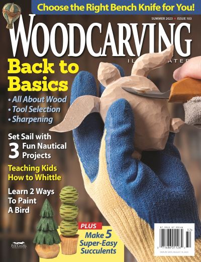 Cover for Editors of Woodcarving Illustrated · Woodcarving Illustrated Issue 103 Summer 2023 (Paperback Book) (2023)