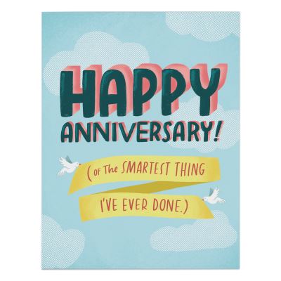 Cover for Em &amp; Friends · 6-Pack Em &amp; Friends Smartest Things Anniversary Card (Flashcards) (2020)