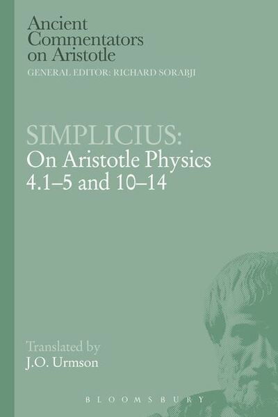 Cover for Urmson, Professor J.O. (Late of University of Oxford, UK) · Simplicius: On Aristotle Physics 4.1-5 and 10-14 - Ancient Commentators on Aristotle (Pocketbok) [Nippod edition] (2014)
