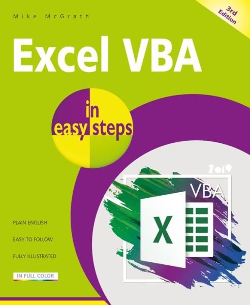 Cover for Mike McGrath · Excel VBA in easy steps: Covers Visual Studio Community 2017 - In Easy Steps (Paperback Book) (2019)