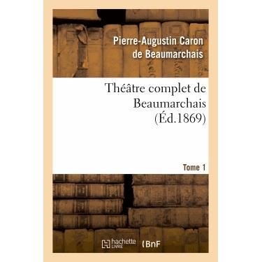Cover for De Beaumarchais-p · Theatre Complet De Beaumarchais. T. 1 (Pocketbok) (2022)