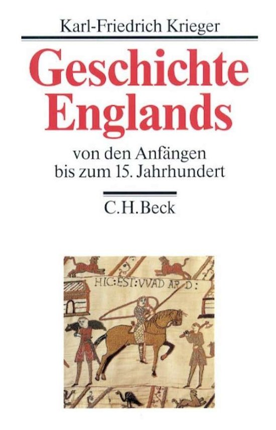 Cover for Krieger · Geschichte Englands.1 (Buch)