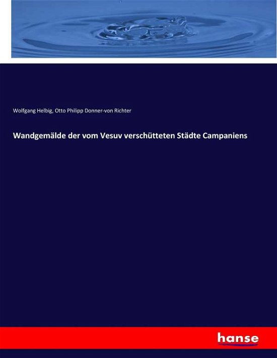 Cover for Helbig · Wandgemälde der vom Vesuv versch (Book) (2017)