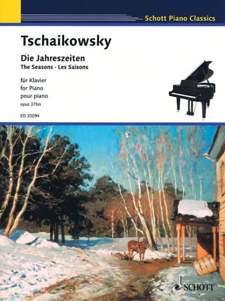 The Seasons op. 37bis - Peter Ilich Tchaikovsky - Książki - Schott Musik International GmbH & Co KG - 9783795796242 - 1 lipca 2007