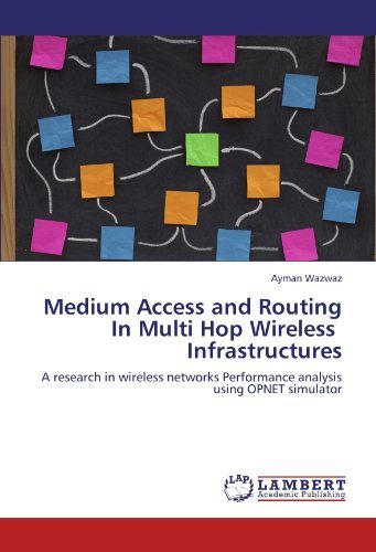 Cover for Ayman Wazwaz · Medium Access and Routing in Multi Hop Wireless Infrastructures: a Research in Wireless Networks Performance Analysis Using Opnet Simulator (Paperback Bog) (2011)