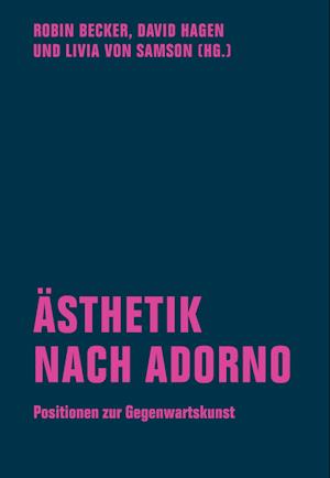 Cover for Robin Becker · Ästhetik nach Adorno (Paperback Book) (2022)