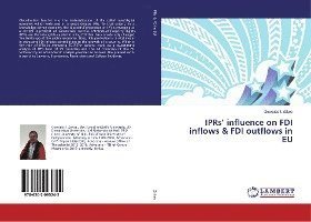 Cover for Zekos · IPRs' influence on FDI inflows &amp; (Book)