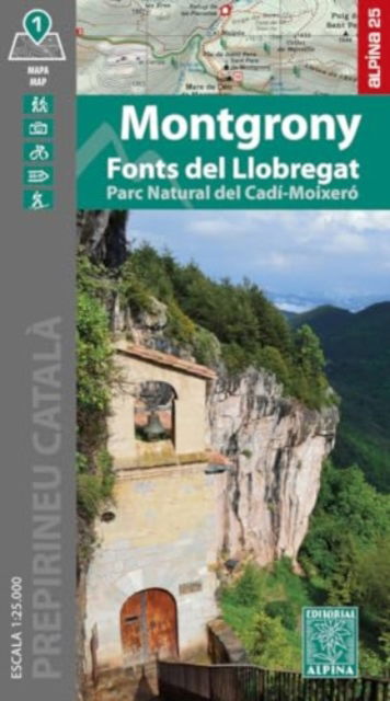 Cover for Montgrony - Fonts del Llobregat PN Cadi-Moixero E25 (Map) (2024)