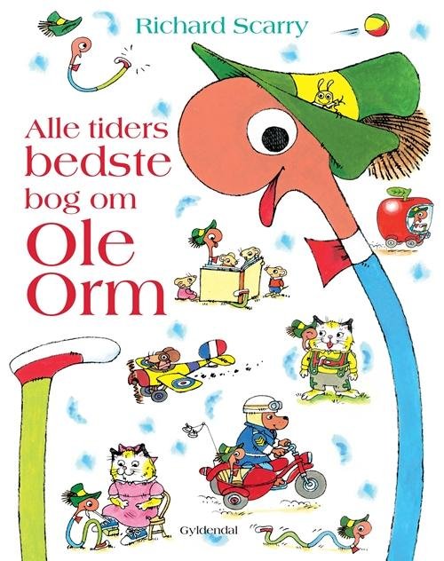 Cover for Richard Scarry · Alle tiders bedste bog om Ole Orm (Bound Book) [1e uitgave] [Indbundet] (2014)