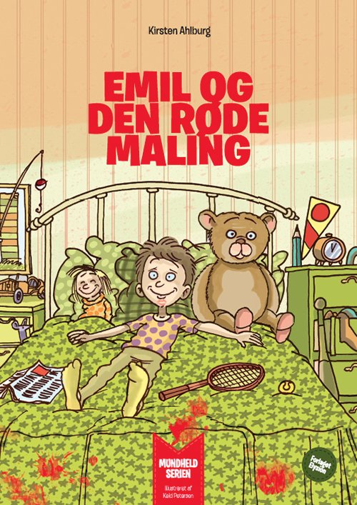 Cover for Kirsten Ahlburg · Mundheld serien: Emil og den røde maling (Hardcover Book) [1.º edición] (2012)
