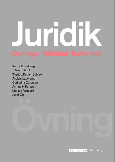 Cover for Erika Lunell · Juridik Övningsbok (Buch) (2017)