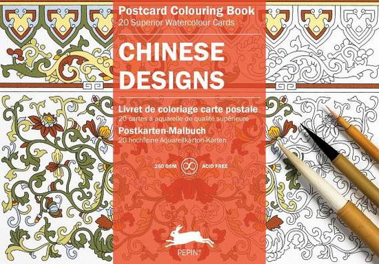 Cover for Pepin Van Roojen · Chinese Designs: Postcard Colouring Book (Pocketbok) (2015)