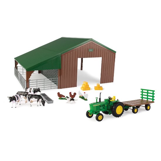 1/32 Farm Shed with John Deere Tractor and Animals - Tomy - Marchandise - F - 0036881470243 - 