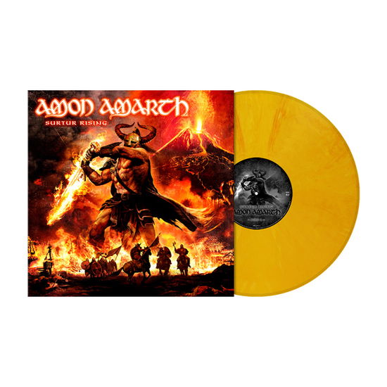 Surtur Rising (Sun Yellow Marbled) - Amon Amarth - Musiikki - METAL BLADE RECORDS - 0039841497243 - perjantai 19. elokuuta 2022