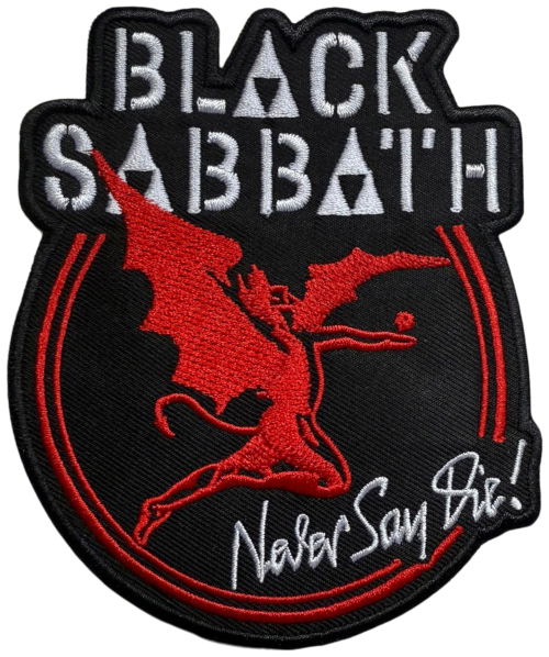 Cover for Black Sabbath · Patch Archange Never Say Die (10,1 x 8,9 cm) (MERCH) (2025)