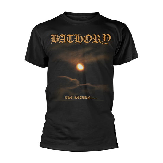 Cover for Bathory · The Return... (T-shirt) [size M] [Black edition] (2017)