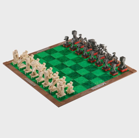 Minecraft Chess Set - Overworld Heroes Vs. Hostile Mobs - Minecraft - Gesellschaftsspiele - MINECRAFT - 0849421009243 - 11. November 2023