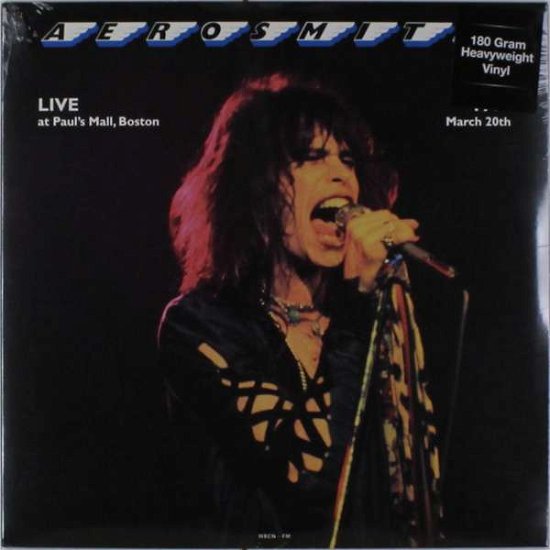 Cover for Aerosmith · Live at Paul Mall - Boston (LP) (2018)