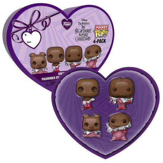 NBX - Pocket Pop Keychains 4 Pack- Valentine (Choc - Nbx - Merchandise - Funko - 0889698762243 - 