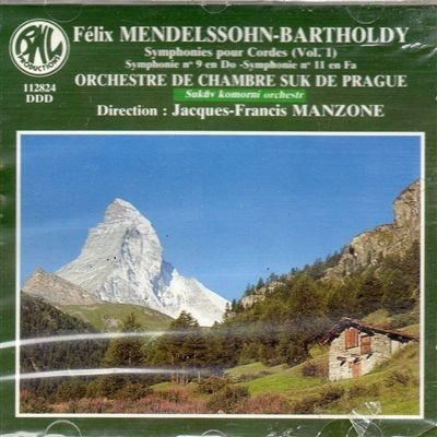 Cover for Felix Mendelssohn  · Sinfonia Per Archi N.9 (CD)