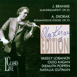 Klavierquartett / rom.stk. - Kagan / poppen / gutman / lobanov - Musiikki - LIVE CLASSICS - 4015512001243 - 1993