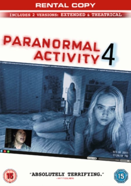 Cover for Paranormal Activity 4 Extended Edition (DVD)