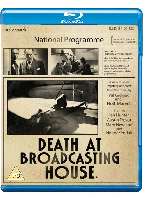 Cover for Death at Broadcasting House BD (Blu-ray) (2020)