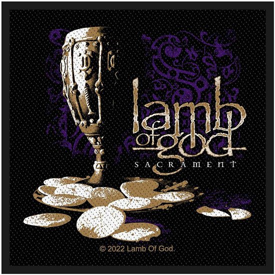 Lamb Of God Standard Woven Patch: Sacrament - Lamb Of God - Merchandise -  - 5056365722243 - 