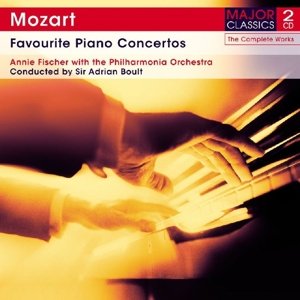 Mozart / Favourite Piano Concerti - Fischer/po / Boult - Muziek - MAJOR CLASSICS - 5060294540243 - 7 januari 2013