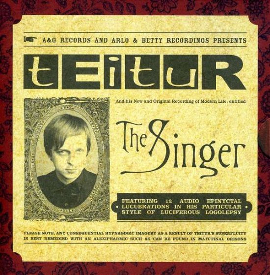 Cover for Teitur · Singer (CD) (2010)