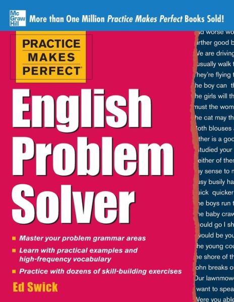 Practice Makes Perfect English Problem Solver - Ed Swick - Bøger - McGraw-Hill Education - Europe - 9780071791243 - 16. februar 2013