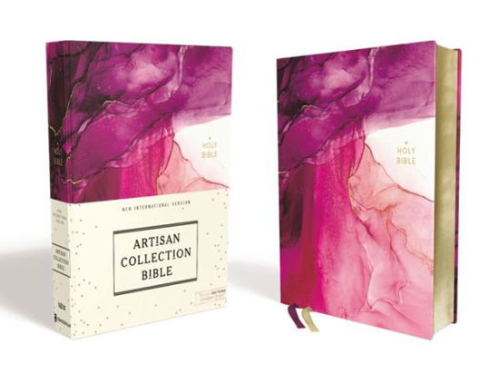 NIV, Artisan Collection Bible, Cloth over Board, Pink, Art Gilded Edges, Red Letter, Comfort Print - Zondervan Zondervan - Books - Zondervan - 9780310454243 - February 25, 2020