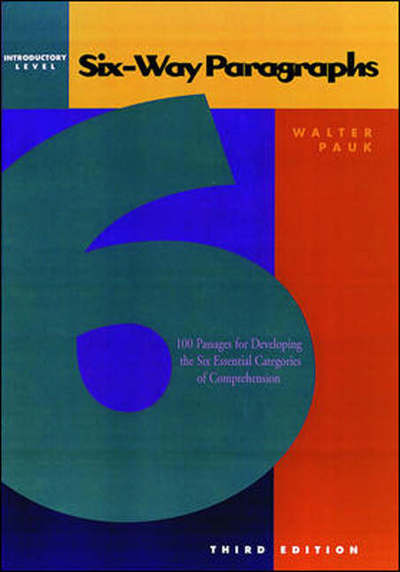 Cover for Walter Pauk · Six-way Paragraphs: Introductory (Paperback Book) (1999)