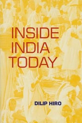 Cover for Dilip Hiro · Inside India Today (Hardcover Book) (1976)