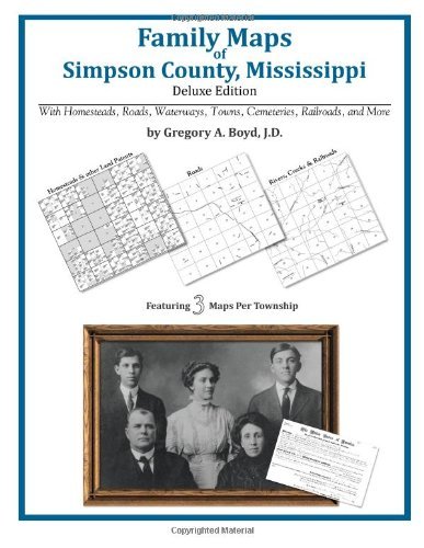 Cover for Gregory a Boyd J.d. · Family Maps of Simpson County, Mississippi (Pocketbok) (2014)