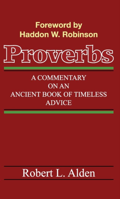 Cover for Robert L Alden · Proverbs (Hardcover Book) (2019)