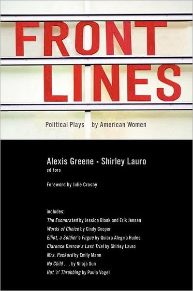 Cover for Alexis Greene · Front Lines: Political Plays by American Women (Paperback Book) (2009)