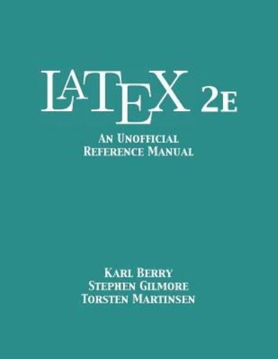 Cover for Karl Berry · LaTeX 2e (Taschenbuch) (2017)