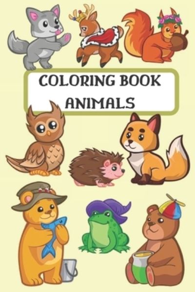 Cover for Amazing Notebooks · Coloring Book Animals (Paperback Book) (2019)