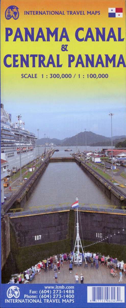 Panama Canal & Central Panama, International Travel Maps - ITM Publications - Livros - ITMB publishing - 9781771296243 - 1 de março de 2020