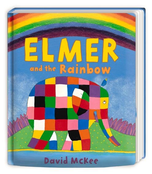 Cover for David McKee · Elmer and the Rainbow: Board Book (Board book) (2016)