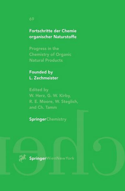 Cover for W Herz · Fortschritte der Chemie organischer Naturstoffe Progress in the Chemistry of Organic Natural Products 69 - Fortschritte der Chemie organischer Naturstoffe   Progress in the Chemistry of Organic Natural Products (Hardcover Book) [1996 edition] (1996)