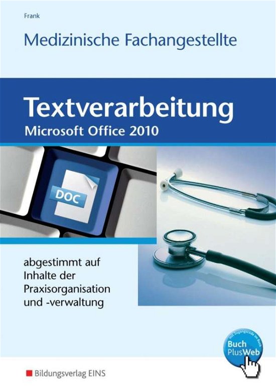 Cover for Frank · Textverarbeitung für Medizin.Fach (Bog)