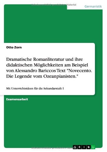 Cover for Zorn · Dramatische Romanliteratur und ihr (Bog) [German edition] (2013)