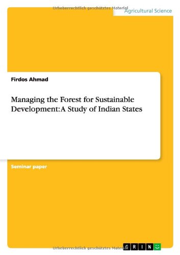 Cover for Ahmad · Managing the Forest for Sustainab (Book) (2013)