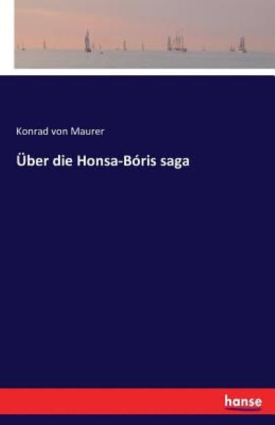 Cover for Maurer · Über die Hoensa-Þóris saga (Book) (2016)