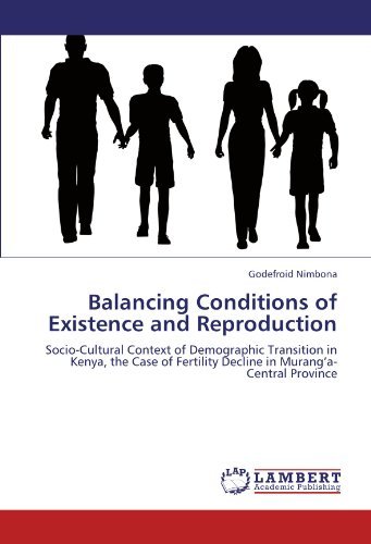 Cover for Godefroid Nimbona · Balancing Conditions of Existence and Reproduction: Socio-cultural Context of Demographic Transition in Kenya, the Case of Fertility Decline in Murang'a- Central Province (Pocketbok) (2012)