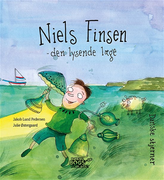 Cover for Jakob Lund Pedersen · Danske stjerner: Niels Finsen - den lysende læge (Hardcover Book) [1st edition] (2024)